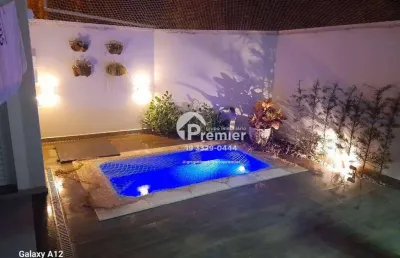Sobrado com 3 dormitórios e piscina em condomínio - villaggio di itaici - indaiatuba/sp