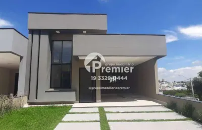 Casa térrea com 3 suítes e quintal amplo à venda no condomínio gran reserve, indaiatuba