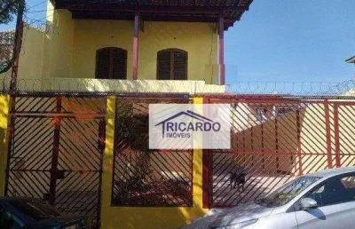 Sobrado para alugar, 200 m² por r$ 6.350,00/mês - jardim santa mena - guarulhos/sp