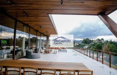 Casa altíssimo padrão com 11 suítes à venda, 1700 m² por r$ 35.000.000 - capivari - campos do jordão/sp