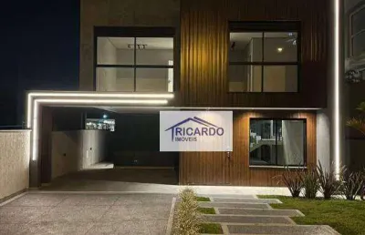 Sobrado à venda, 268 m² por r$ 2.600.000,00 - condomínio real park - arujá/sp