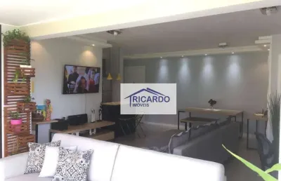 Apartamento com 2 dormitórios à venda, 86 m² por r$ 725.000,00 - jardim flor da montanha - guarulhos/sp