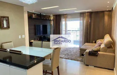 Apartamento com 2 dormitórios à venda, 86 m² por r$ 840.000,00 - jardim flor da montanha - guarulhos/sp