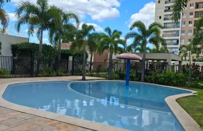 Apartamento no edifício alvorada,  completos de móveis e ar