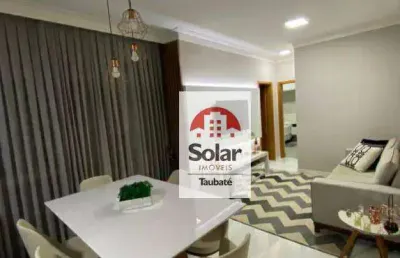 Apartamento à venda, 74 m² por r$ 383.000,00 - vila são josé - taubaté/sp