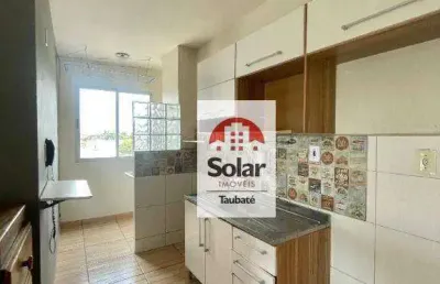 Apartamento com 2 dormitórios à venda, 54 m² por r$ 165.000,00 - vila são geraldo - taubaté/sp