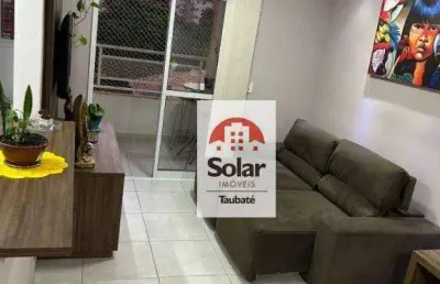 Apartamento com 2 dormitórios à venda, 65 m² por r$ 300.000,00 - granja daniel - taubaté/sp