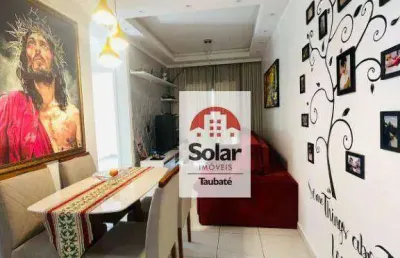Apartamento com 2 dormitórios à venda, 57m² por r$ 330.000 - vila nossa senhora das graças - taubaté/sp