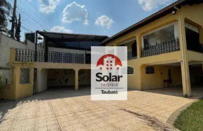 Casa com 4 dormitórios para alugar, 483 m² por r$ 6.623,00/mês - jardim das nações - taubaté/sp