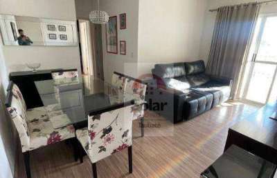 Apartamento com 2 dormitórios para alugar, 65 m² por r$ 2.939,00/mês - centro - taubaté/sp