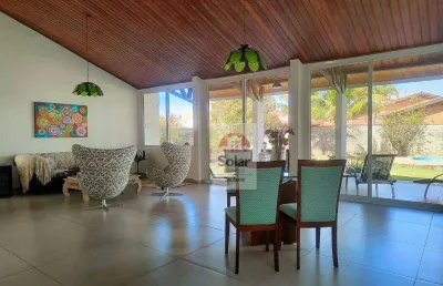 Casa com 3 dormitórios, 400 m² - venda por r$ 2.100.000,00 ou aluguel por r$ 7.702,50/mês - condomínio vale do sol - tremembé/sp
