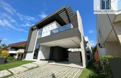 Casa alphaville fortaleza com 5 dormitórios à venda, 433 m² por r$ 4.500.000 - alphaville fortaleza - eusébio/ce