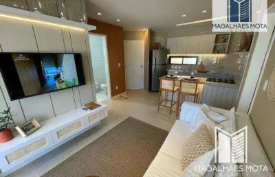 Repasse no beach way riviera com 2 dormitórios à venda, 53 m² por r$ 480.000 - curralinhos - aquiraz/ce