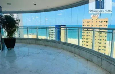 Apartamento com 4 dormitórios à venda, 365 m² por r$ 4.999.000,00 - meireles - fortaleza/ce