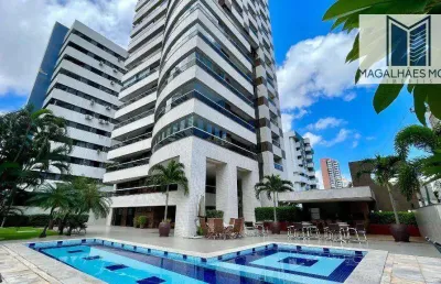 Apartamento com 4 dormitórios à venda, 310 m² por r$ 2.500.000,00 - meireles - fortaleza/ce