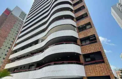 Apartamento com 4 dormitórios à venda, 305 m² por r$ 2.500.000,00 - meireles - fortaleza/ce