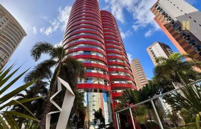 Apartamento com 3 dormitórios à venda, 225 m² por r$ 2.800.000 - meireles - fortaleza/ce