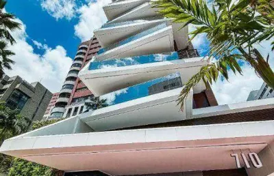 Apartamento com 4 dormitórios à venda, 209 m² por r$ 2.950.000,00 - meireles - fortaleza/ce