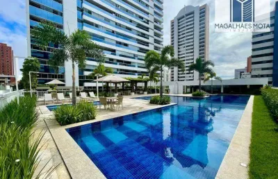 Apartamento no verano com 4 dormitórios à venda, 225 m² por r$ 2.750.000 - meireles - fortaleza/ce