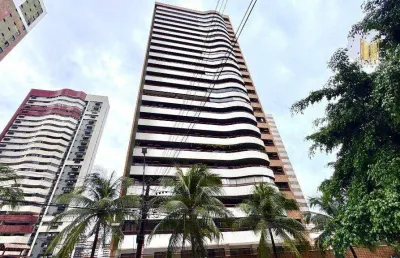 Apartamento com 4 dormitórios à venda, 305 m² por r$ 1.750.000,00 - meireles - fortaleza/ce
