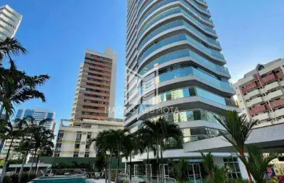 Apartamento com 4 dormitórios à venda, 332 m² por r$ 4.200.000,00 - meireles - fortaleza/ce
