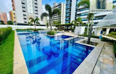 Apartamento  verano com 4 dormitórios à venda, 225 m² por r$ 2.700.000 - meireles - fortaleza/ce