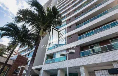 Apartamento com 4 dormitórios à venda, 183 m² por r$ 1.750.000,00 - meireles - fortaleza/ce