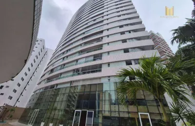 Apartamento com 3 dormitórios à venda, 151 m² por r$ 1.700.000,00 - meireles - fortaleza/ce