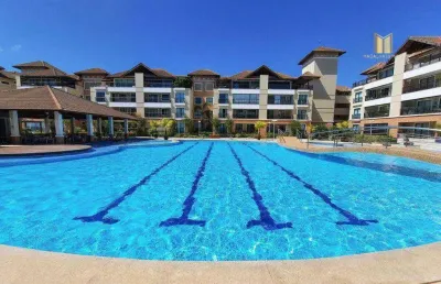 Cobertura duplex nascente no mediterranée com 4 dormitórios à venda, 176 m² por r$ 890.000 - porto das dunas - aquiraz/ce