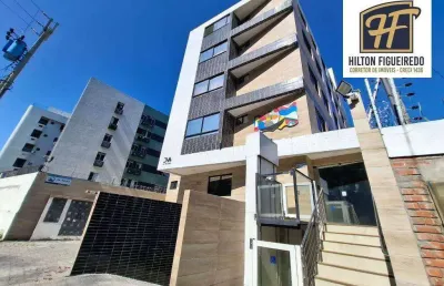 Flat com 1 dormitório à venda, 30 m² por r$ 499.000 - cabo branco - joão pessoa/pb
