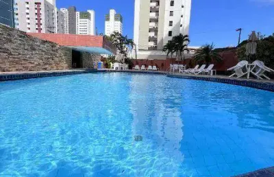 Excelente apt à venda com 3 qts + dependência e área de lazer completa em um dos melhores bairros de jão pessoa