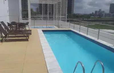 Apartamento com 3 dormitórios s02 suites +dce, cista definitiva para o mar,à venda, 127 m² por r$ 680.000 - bessa - joão pessoa/pb