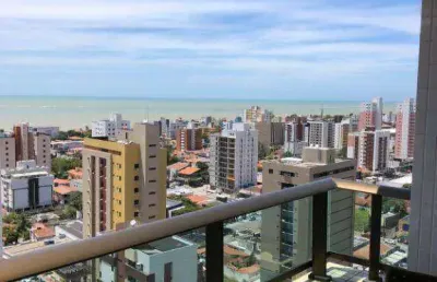 Apartamento mobiliado com 1 dormitório para alugar, 35 m² por r$ 2.800/mês - manaíra - joão pessoa/pb