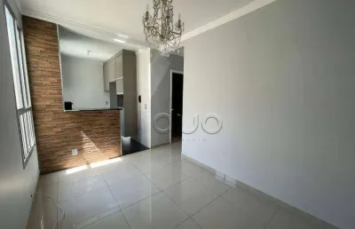 Apartamento com 2 dormitórios para alugar, 46 m² por r$ 1.441,98/mês - santa terezinha - piracicaba/sp