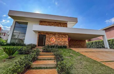Casa com 4 suítes, 366 m² - venda ou aluguel - condomínio lago azul - araçoiaba da serra/sp