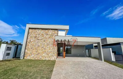Casa com 3 dormitórios à venda, 231 m² - alphaville nova esplanada - votorantim/sp
