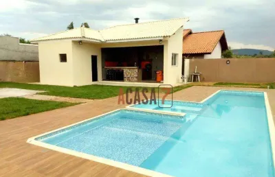 Casa com 4 quartos - condomínio saint charbel - araçoiaba da serra/sp