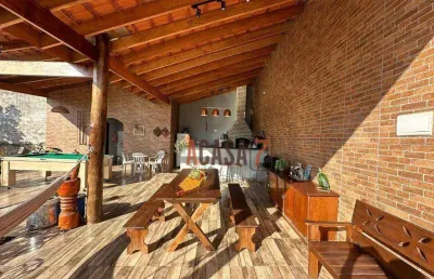 Casa com 4 dormitórios à venda, 200 m²  - residencial aquarius - araçoiaba da serra/sp