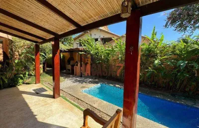 Casa com 4 quartos - praia de santiago - são sebastião/sp