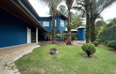 Casa com 4 dormitórios para alugar, 700 m² - condomínio lago azul - araçoiaba da serra/sp