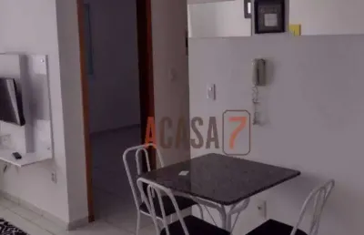 Apartamento mobiliado 2 quartos no condomínio villa sunset