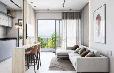 Apartamento dois quartos, novo, com vaga de garagem numerada no terrazza são pedro