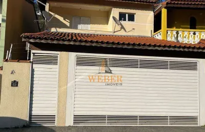 Sobrado à venda, 87 m² por r$ 650.000,00 - jardim santa rita - embu das artes/sp