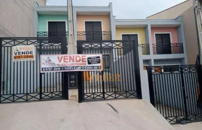 Sobrados novos com 2 dormitórios à venda, 60 m² por r$ 270.000 - portal das alamedas - franco da rocha/sp