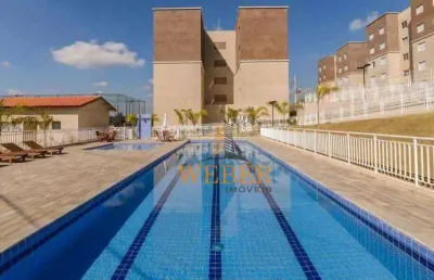 Apartamento com 2 dormitórios à venda, 50 m² por r$ 244.000,00 - jardim petrópolis - cotia/sp