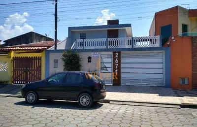 Sobrado com 4 dormitórios à venda, 160 m² por r$ 460.000,00 - jardim suarão - itanhaém/sp