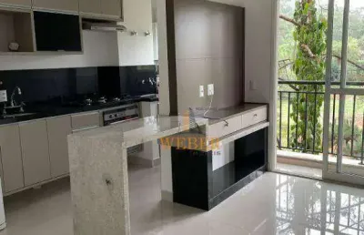 Apartamento com 1 dormitório à venda, 38 m² por r$ 430.000,00 - granja viana - cotia/sp