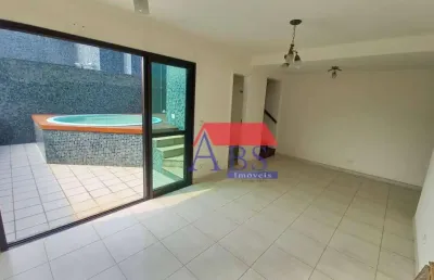 Cobertura com 2 dormitórios à venda, 160 m² por r$ 1.300.000,00 - pompéia - santos/sp