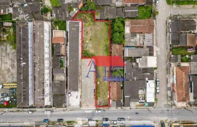 Terreno à venda, 862 m² por r$ 900.000,00 - parque são vicente - são vicente/sp