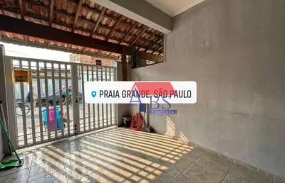 Casa com 2 dormitórios à venda, 73 m² por r$ 300.000,00 - vila antártica - praia grande/sp